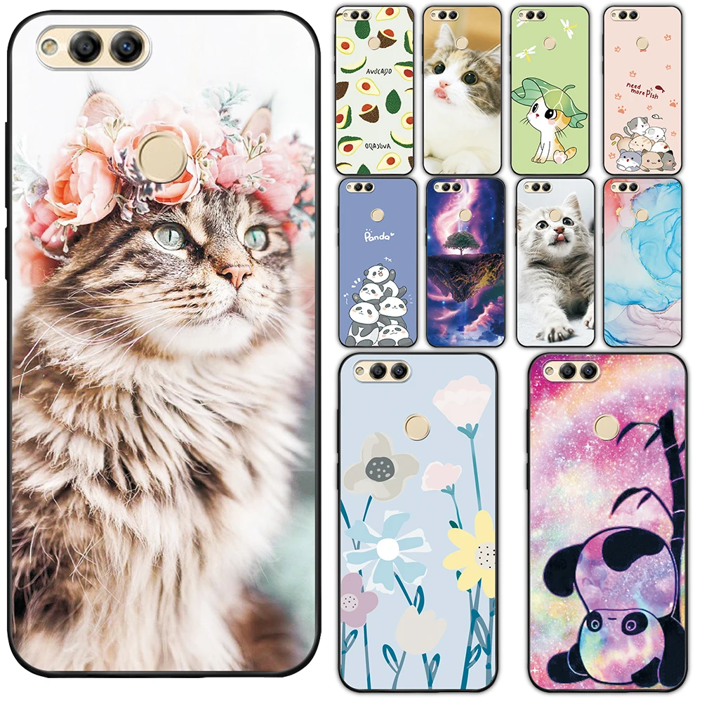 Per Honor 7X Custodia Protettiva Per Telefono Su Honor 7X 7X Custodia Protettiva Opaca Per Huawei Honor 7X 7 X Custodia Morbida Per Telefono In Silico