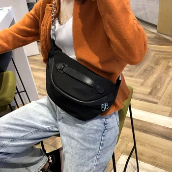 

Women's bag 2020 new leather material shoulder small shoulder bag ladies multifunctional chest bag