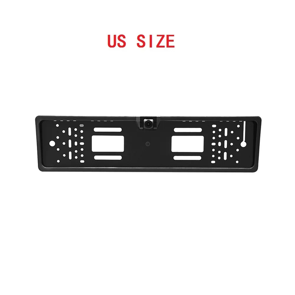

LED Light Wireless WiFi Car Rear View Camera European US License Plate Frame Waterproof Night Vision Reverse Backup HD Camera
