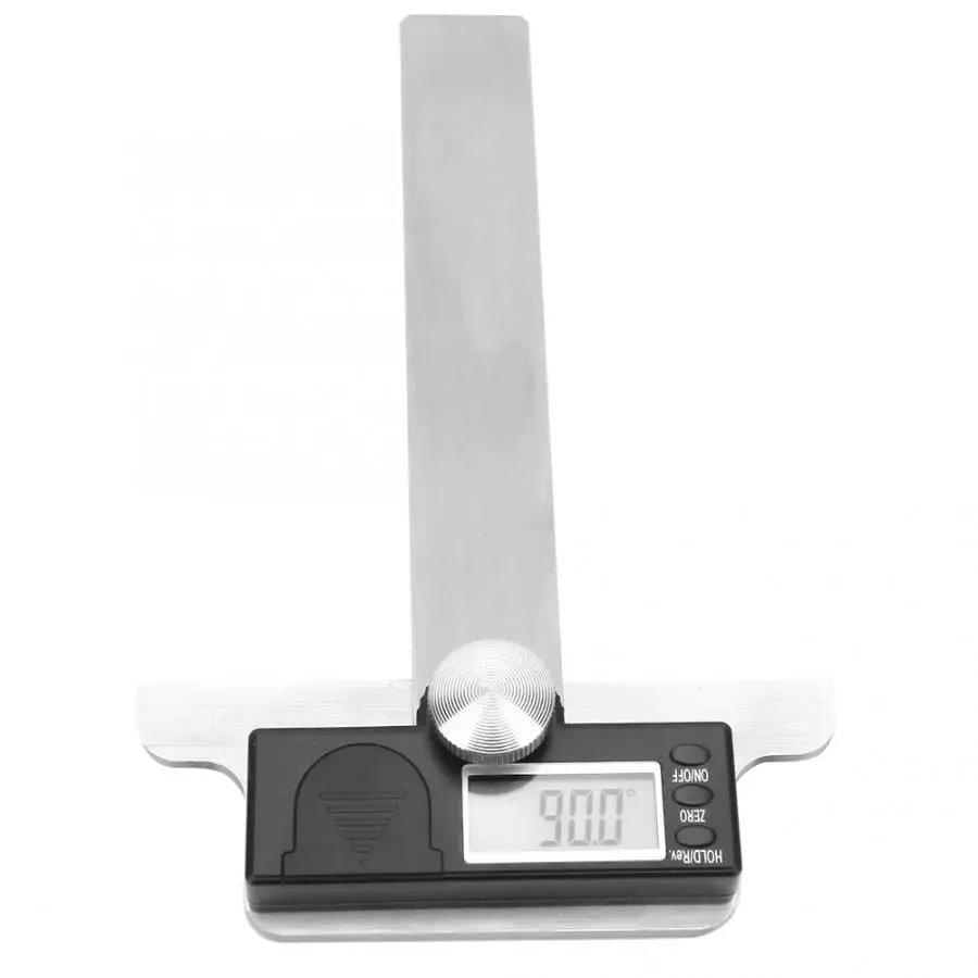 Stainless Steel Goniometer 0-180degree Electric Angle Finder Digital Angle Ruler 0.01degree