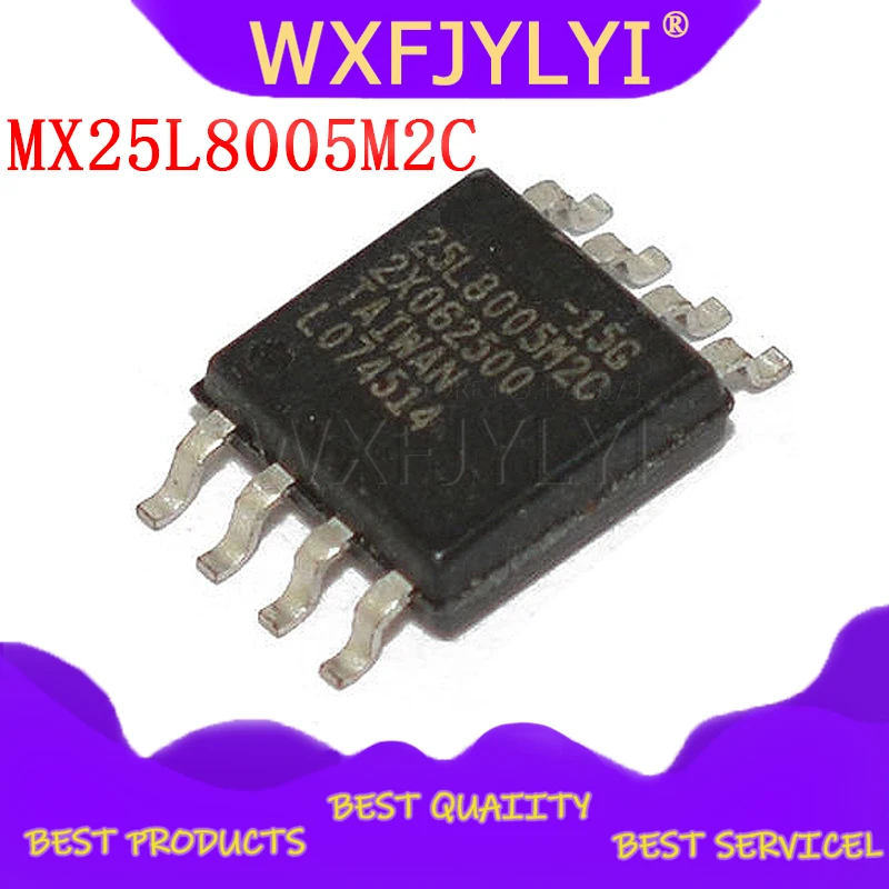 10 pçs/lote MX25L8005M2C 15G 25L8005M2C 15G 25L8005M2C sop 8 Chipset ...