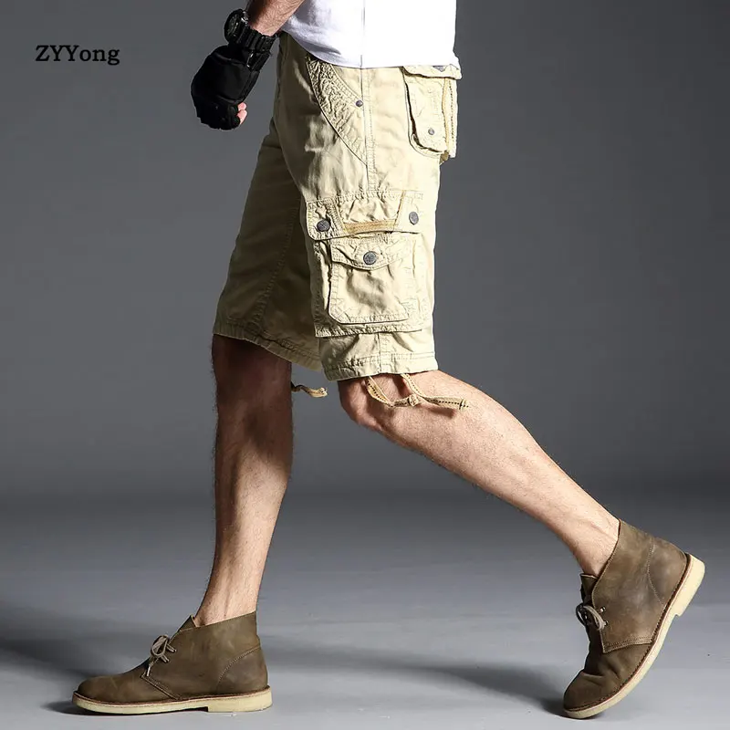 Summer Tactical Cargo Shorts Men 2020 New Men's Casual Shorts Male Loose Work Shorts Man Military Short Pants Plus Size 29-40