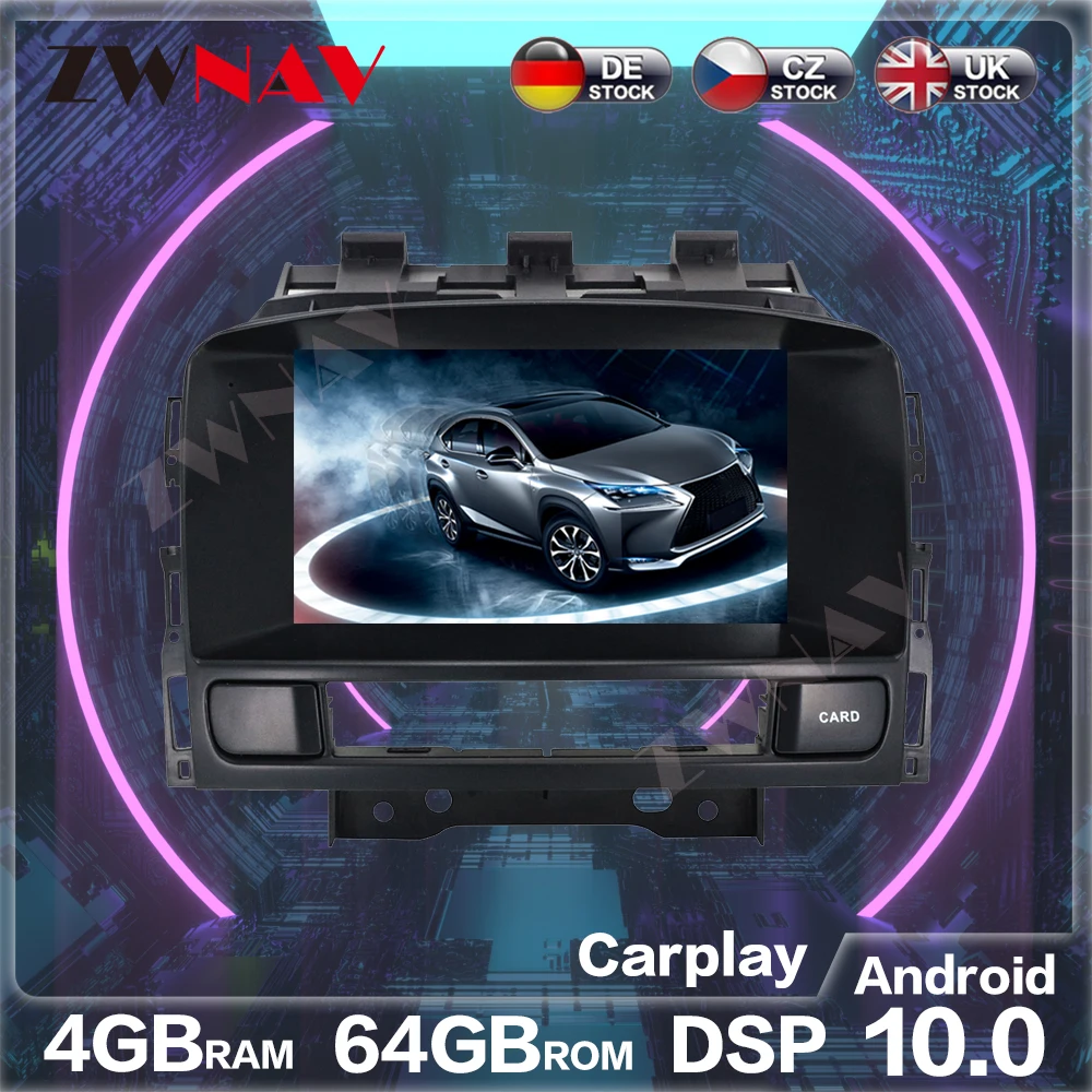 7 дюймов IPS Экран Android 10 0 автомобиль радио для Opel Vauxhall Holden Astra J 2010 2013 GPS навигации CD