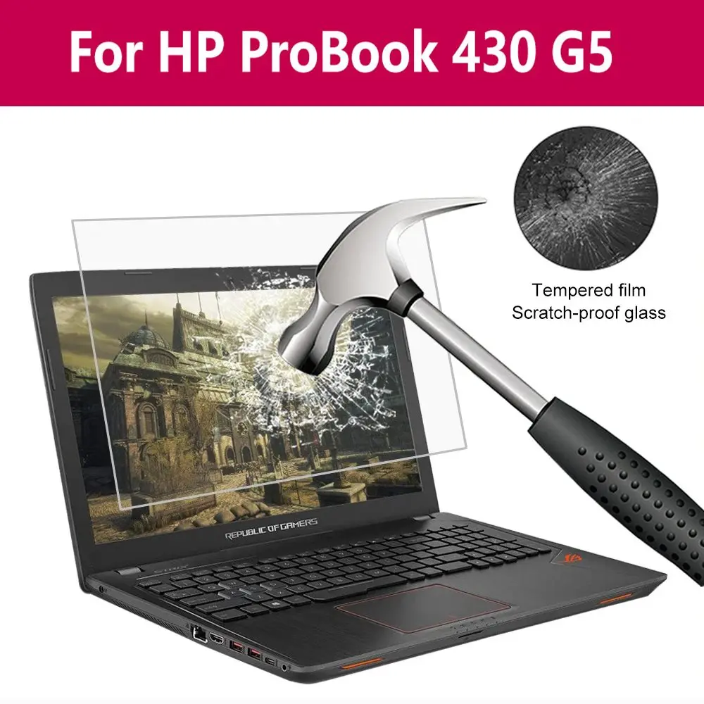 Для струйного принтера Hp Probook 430 G5 с защитой от синего света закаленное Стекло