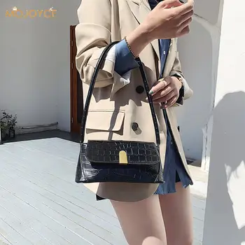 

Fashion Pattern Women Shoulder Handbag Solid PU Leather Casual Clutch Tote Bag Ladies Fashion Shoulder Bag Handbags