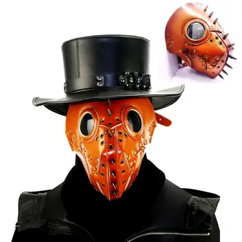 

Hot Sale Halloween Steampunk Plague Kill Doctor Mask Cosplay Bar Party Props Masks