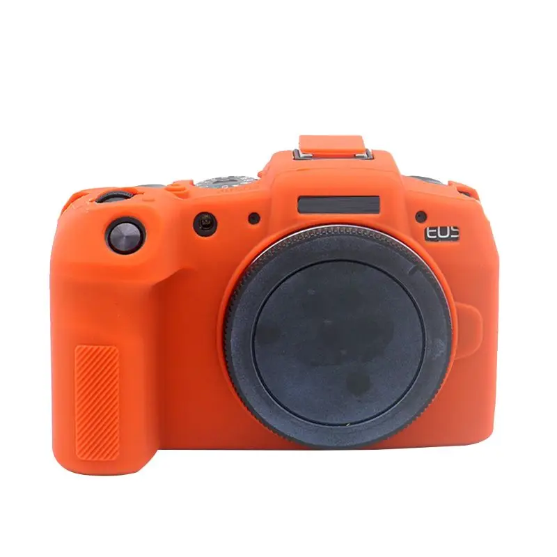 Мягкий силиконовый защитный чехол для Canon EOSRP аксессуары для камеры D08A - Цвет: Orange