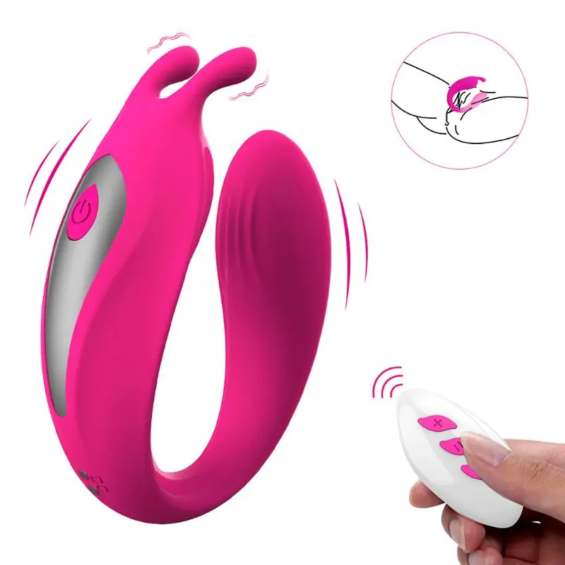  12 Frequency Vibrator Wireless Remote Control Sex Massager Dual Motors G-spot Clitoris Stimulator A