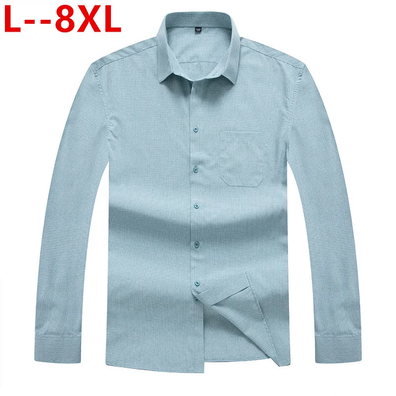 8XL 6XL качественная демисезонная фланелевая рубашка в клетку красная клетчатая
