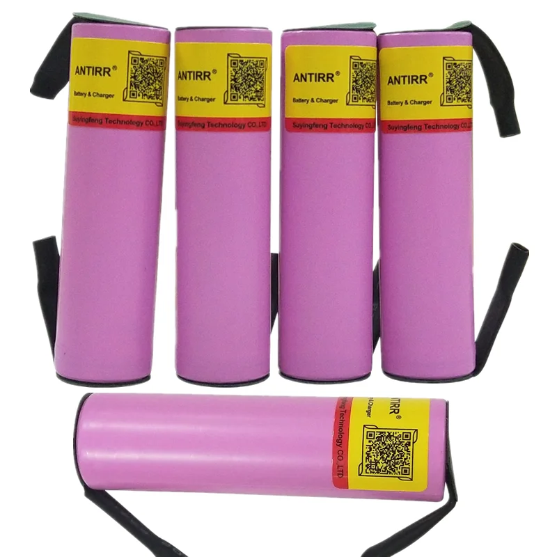 antirr INR18650-30Q 18650 3000mAh литиевая батарея 3,7 V аккумуляторная батарея электрические инструменты+ DIY никель - Color: 5 PCS
