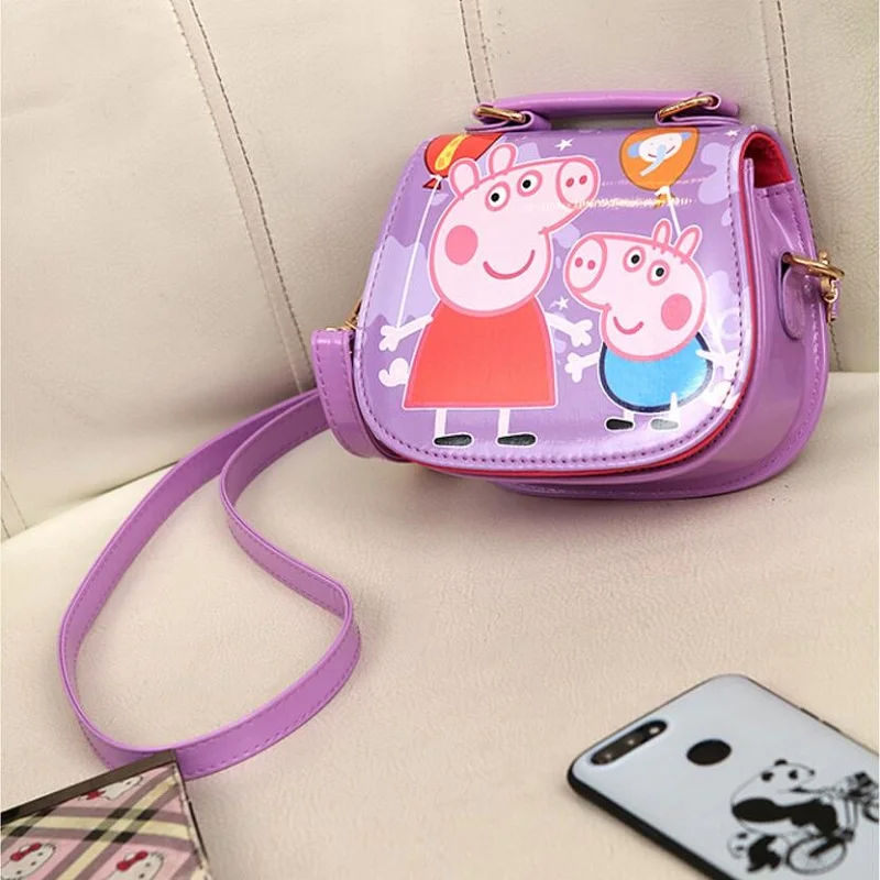Peppa Pig маленькая девочка Джордж мультфильм кошелек сумка Kawaii для мальчиков и девочек сумка Mochila кошелек для телефона nivienos Juguetes Regalos