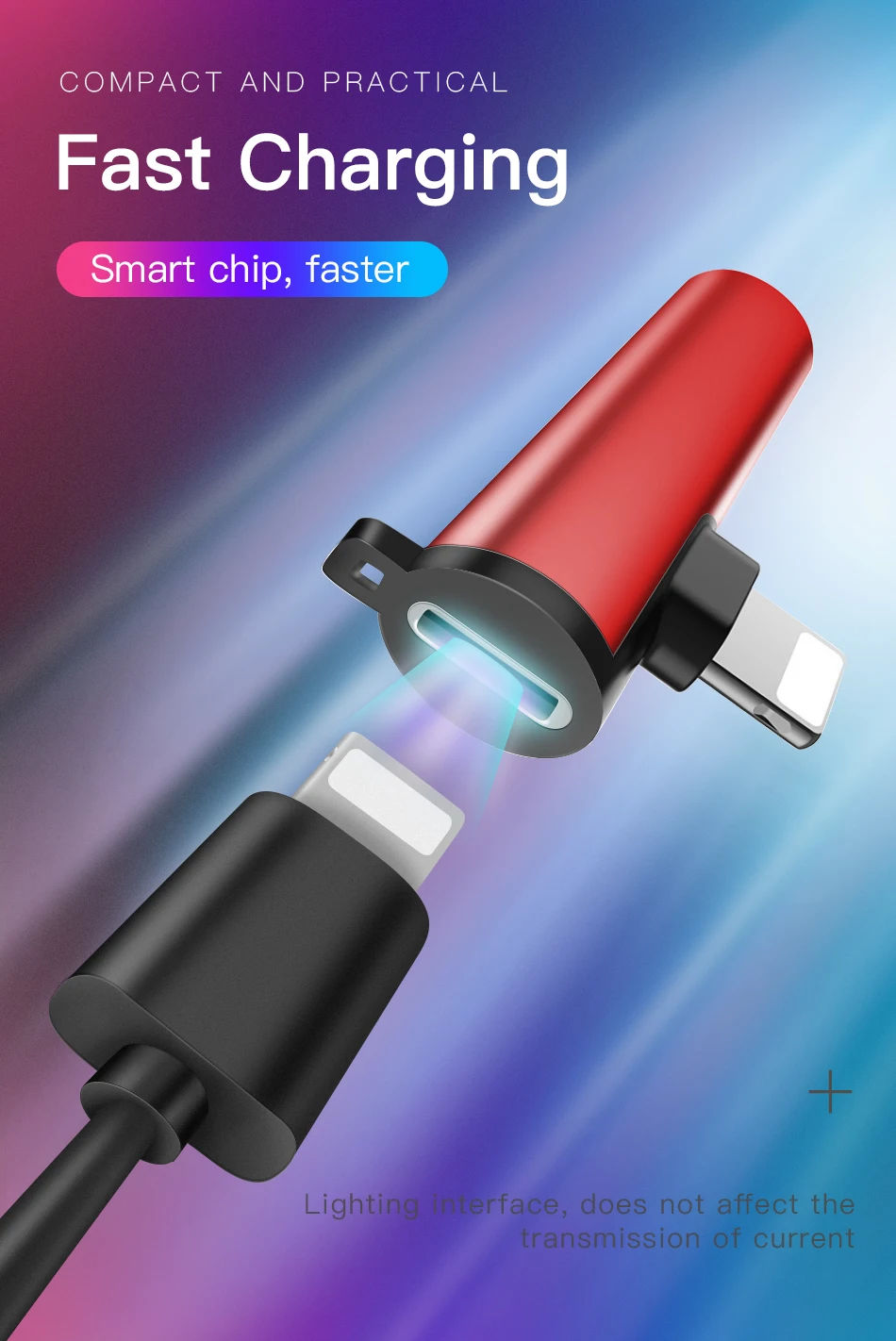 !ACCEZZ 2 in 1 For Apple Phone Adapter For iPhone 11 XS Pro Max X 8 Plus Aux Audio Cable Splitter 3.5mm Jack Headphone Converter (6)