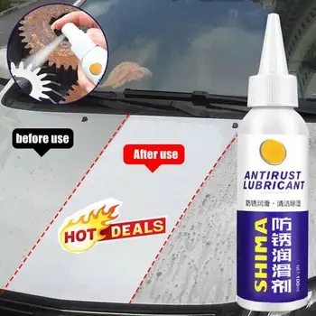 

100ml Inhibito Rust Remover Window Rust Inhibitor Wheel Hub Screw Derusting Spray For Derusting Metal Parts Car Maintenan Care