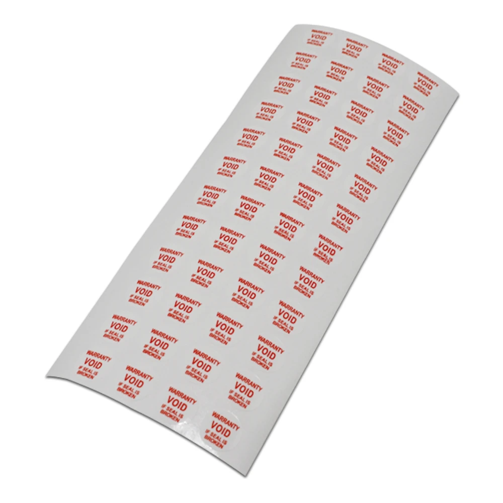 

Diameter 1.2cm Round Self-adhesive Void Stickers Warranty Package Label For Shipping Tamper Evident VOID Appear If Seal Broken