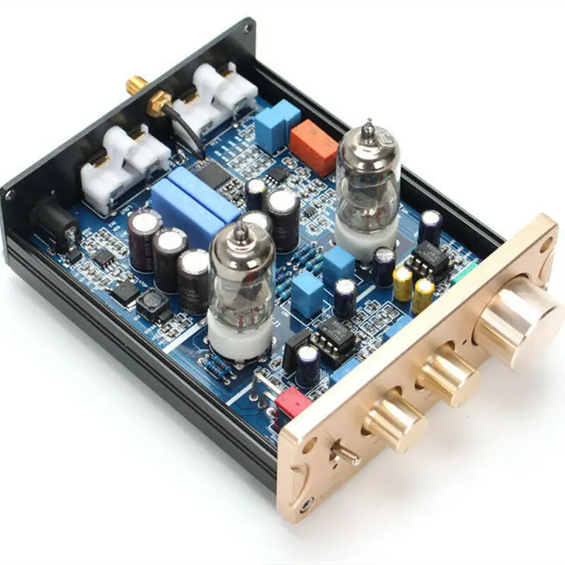 Bluetooth 5,0 QCC3008 APTX HiFi 6J1 ламповый тональный предусилитель усилитель Стерео предусилитель с контролем высоких частот для домашнего звука аудио