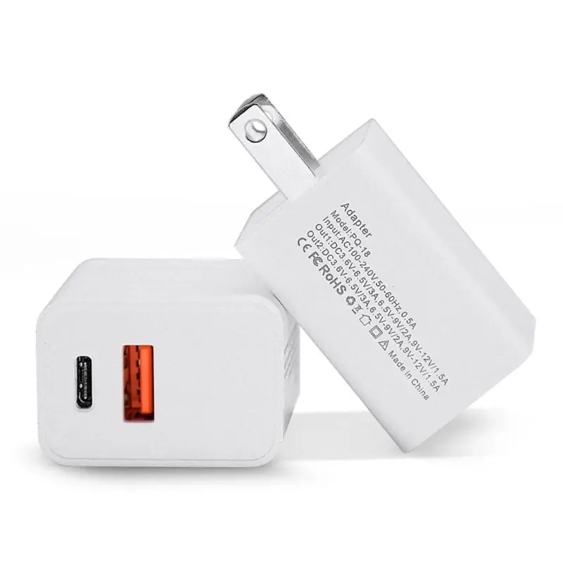 Быстрая зарядка QC3.0 type C PD3.0 USB быстрое зарядное устройство адаптер для мобильного телефона планшета H37E