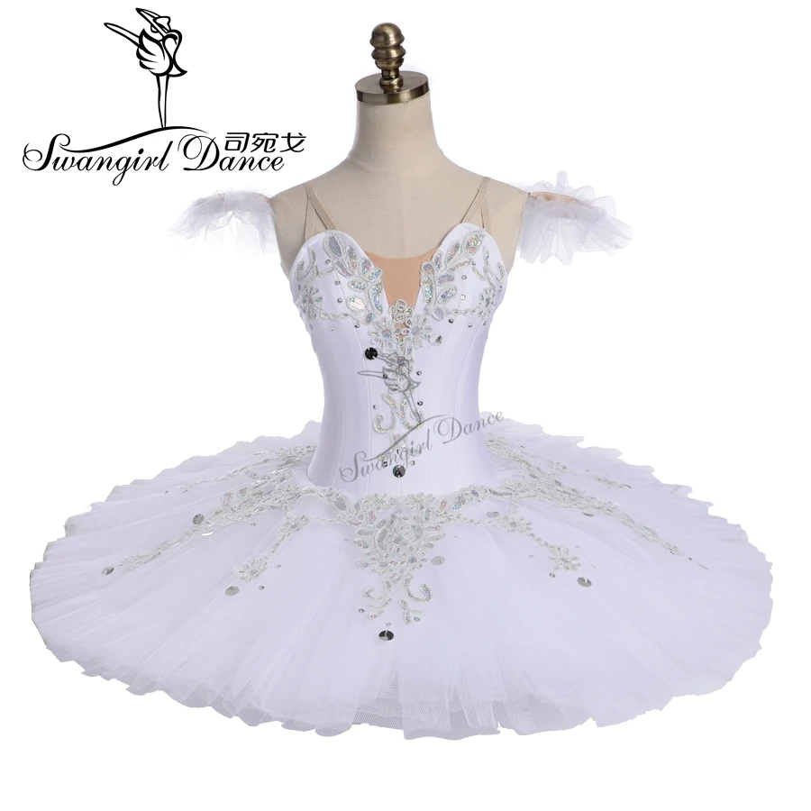 women nutcracker tutu professional ballet tutu swan lake white classical ballet tutu for girls pancake tutuBT9113