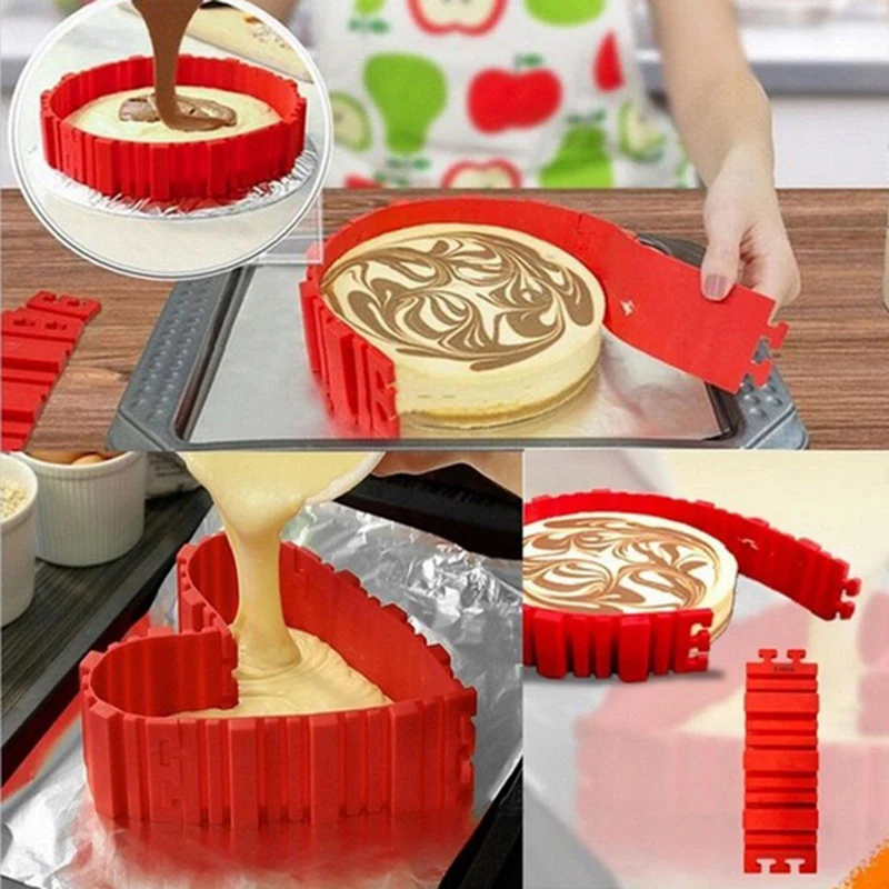 Испечь змея силиконовые формы для торта набор из четырех частей комбинация рукоделие Форма для пирога 165 г