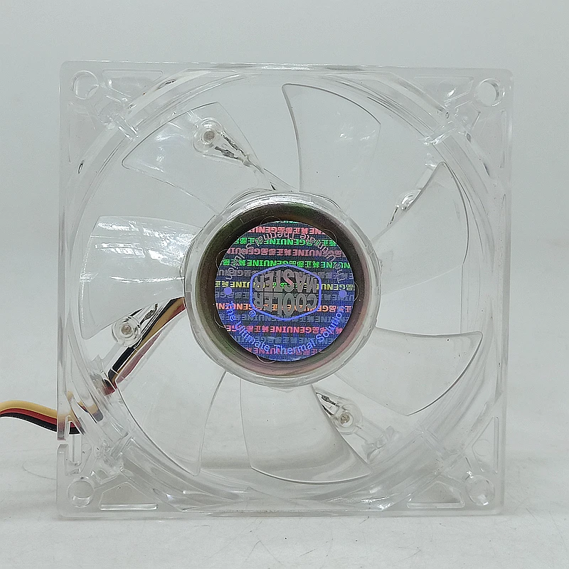 Ventilador Led com Multicolor e Azul Ventilador da Caixa do Computador 3pin Conector 4d 8025 80 mm 80x80x25 mm Novo - Imagem 4