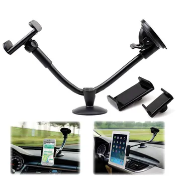 

Long Arm Windshield Cellphone Car Mount Bracket Holder For SONY iPhone Universal Car Mobile Phone Holder Flexibly Rotating #Ger
