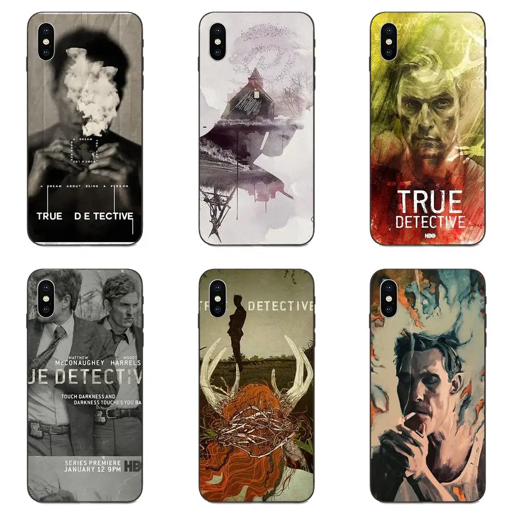 Чехол для телефона Hbo серии True Detective Rust черный из ТПУ Apple iPhone X XS Max XR 4 1 5 6 6S 7 8 Plus |