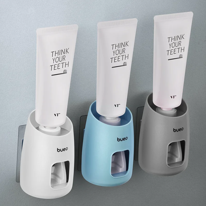 Automatic Toothpaste Dispenser Wall Mount Toothbrush Holder Lazy Squeezer For Toilet Home Bathroom Accessories | Дом и сад