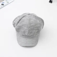 Высококачественная кепка газетчика унисекс Paiter шапки Восьмиугольные шапочки полосатые модные темно-синие Шапки Vistor шапки береты