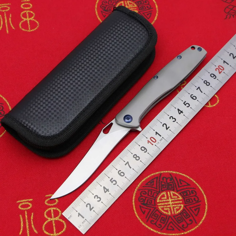 

LOVOCOO Spirit snake Folding Knife Ball Bearing 14C28N Blade TC4 Titanium Handle Outdoor Camping Multipurpose Hunting EDC Tools