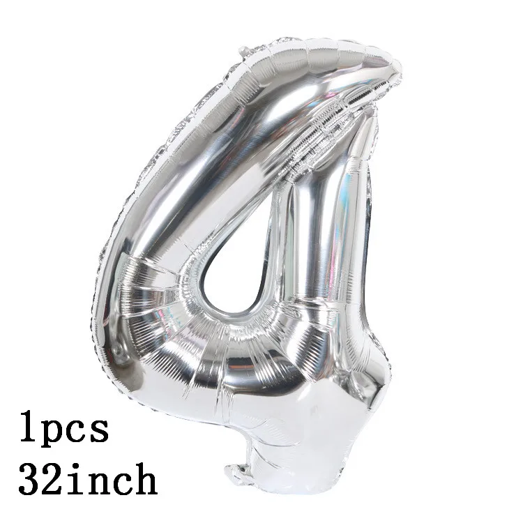 32inch silver 4 13 шт., вечерние круглые шары для футбольной тематики, черные, белые, конфетти, гелиевые шары, для спорта, для мальчиков, вечерние украшения - Цвет: 32inch silver 4