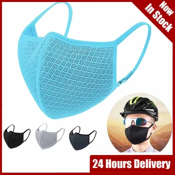 

Adult Mesh Breathable Mask Washable Reusable Pollution Cover Face Masks Outdoor Sports Running Training Cycling Facemask Mascara