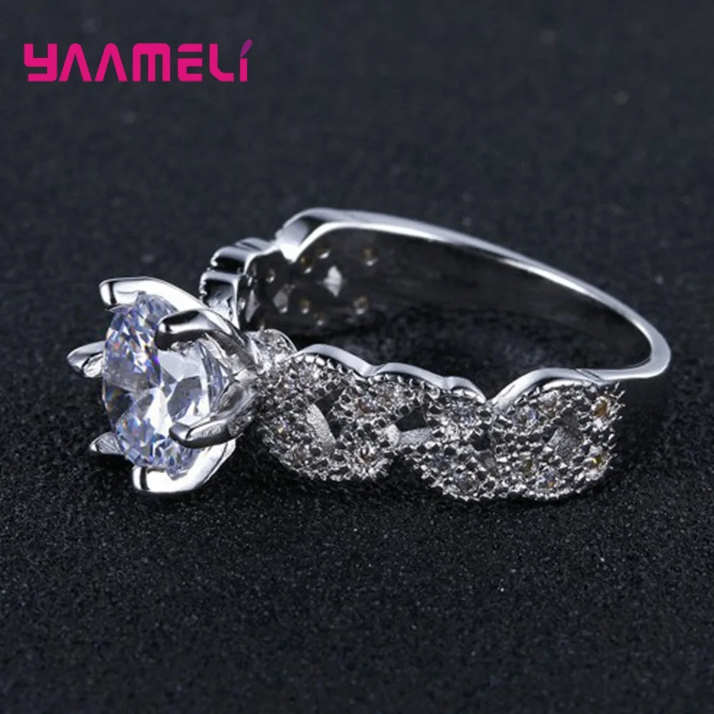 Bijoux Femme Envio Gratis 925 пробы серебряные кольца с кубическим цирконием Лидер продаж ювелирные изделия на Рождество и Хэллоуин подарки для женщин
