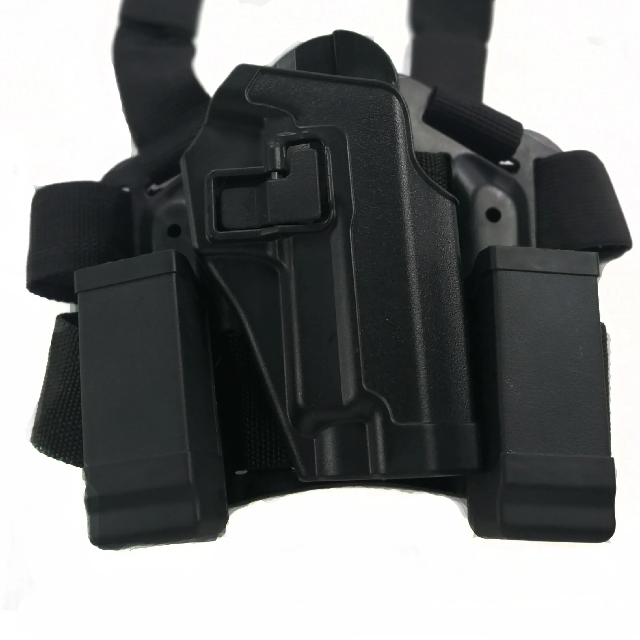 black Тактический боевой пистолет Glock охотничий стрельбище чехол для страйкбола подходит для P226 кобура для ног быстрая капля правая рука кобура для пистолета - Цвет: black