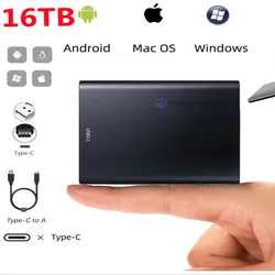 HDD Externe 8 TO Disque SSD 16 TO Périphérique De Stockage Disque dur 12 TO Ordinateur Portable USB3.0 ssd Disque Dur Mobile dysk SSD 