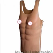 Косплей мускулы для тренировки БОКСА мужская силиконовая искусственная грудь Pecloralis Косплей Подарки на день рождения