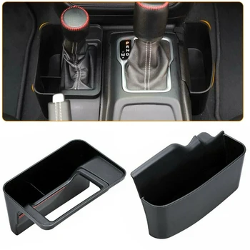 

Gear Shift Side Storage Box Phone Card Holders For Jeep-Wrangler JL Gladiator JT