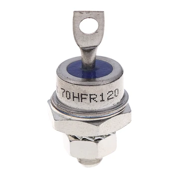 

1PCS 70HFR120 70A/1200V Metal Stud Type Rectifier Diodes