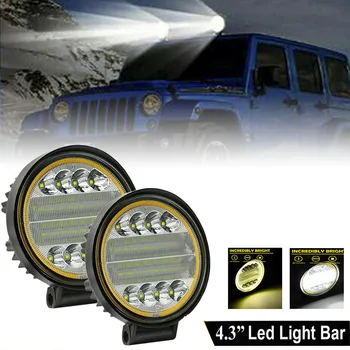 

2Pcs 72W LED Work Light Off-Road Driving Fog Lamp Flood Spot Flood Bar Car SUV Auto Work Light Bar for Trucks Tractor