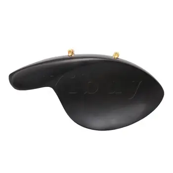

Yibuy Black Ebony Adjustable Advanced Violin Chinrest for 4/4 Violin DIY Part