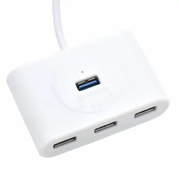 

HUB Extender 3.0 USB HUB One For Four Splitter Round ABS Free Drive Plug And Play Current Overload Short Circuit Protection