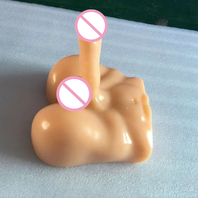 Половина тела Для мужчин сексуальный торс кукла с натуральным пенис 3D полный Tpe
