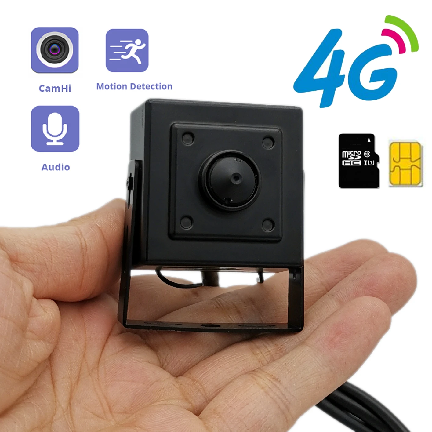 Mini cámara de Audio, dispositivo de vigilancia de seguridad, P2P, 3G, Lte, 1920P, 1080P, GSM, tarjeta SIM, CCTV, aplicación Camhi| Cámaras de vigilancia| - AliExpress