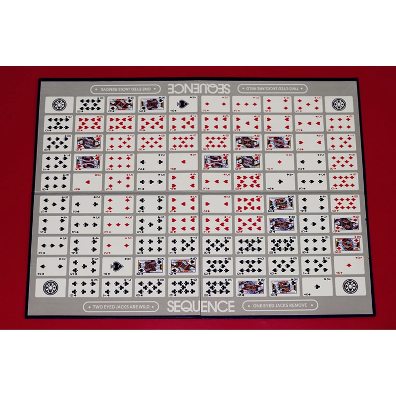 Sequence Card Funny Entertainment Board Game Friend Family Party Fun Playing Cards Table Desktop Games Children Adult