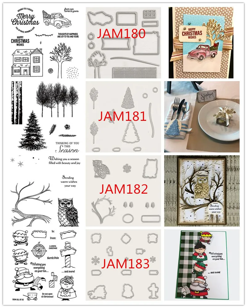 MovingPanda JAM182 набор штампов металлические режущие штампы DIY Скрапбукинг Углеродные штампы фотоальбом Пригласительные открытки изготовление