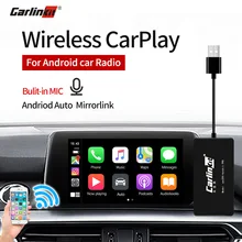 Carlinkit беспроводной Смарт ссылка Apple CarPlay ключ для Android навигации плеер мини USB Carplay палка с Android авто