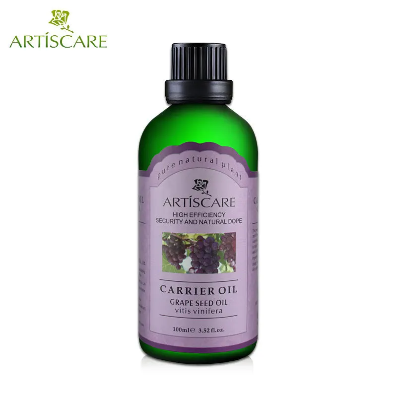 ARTISCARE 100% натуральное масло виноградных косточек 100 мл для солнцезащитного крема