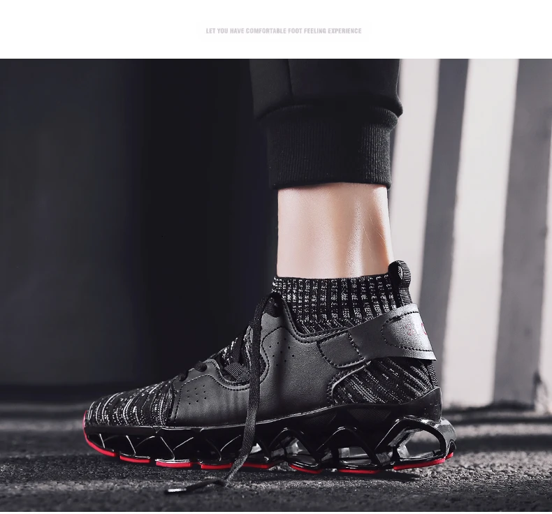 Сетчатая дышащая Спортивная обувь для мужчин; кроссовки; zapatillas hombre; уличные спортивные кроссовки; легкая прогулочная обувь; цвет черный
