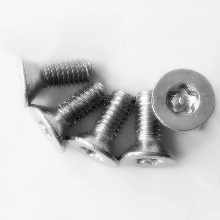 20pcsM5stainlesssteelcountersunkpentagonTorxscrewsboltsTTX