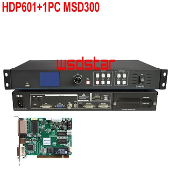 

HUIDU HDP601+1PCS MSD300 LED Display Screen Video Processor Work with MRV300-1 MRV328 MRV336 MRV366 MRV210-1 MRV210-4 MRV220-1
