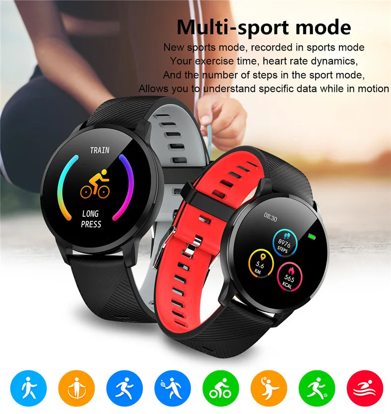 Y16 Uwatch2 Smart Watch For Andriod IOS 1.33' Full Touch Screen IP67 Waterproof Fitness Tracker Bracelet Women Full Metal Unibod