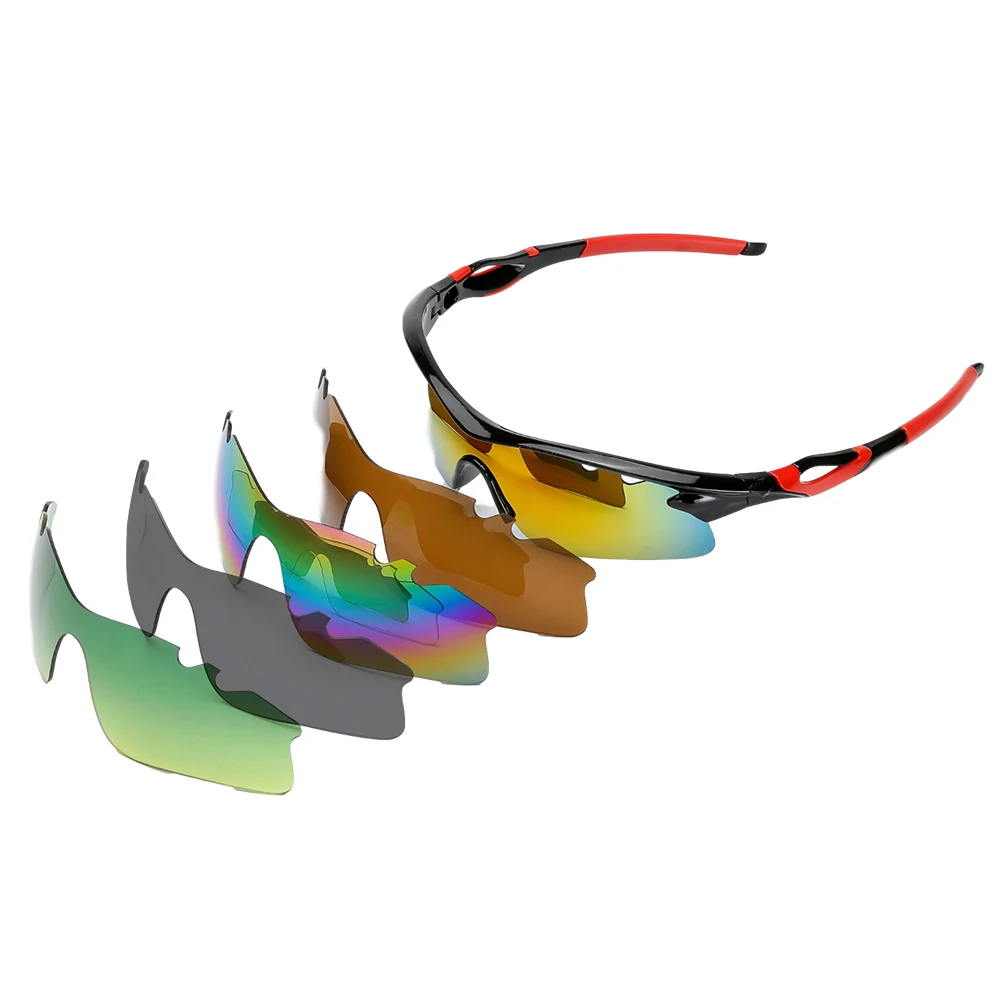 2020 New Cycling Glasses Set MTB Bike Eyewear Windproof Sand Running Fishing Outdoor Sports Polarized Sunglasses For Man Woman